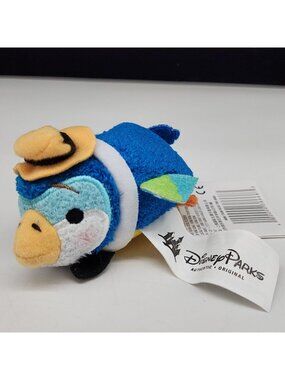 Disney Parks Tsum Tsum Mini Blue Tiki Barker Bird Plush Toy NWT
